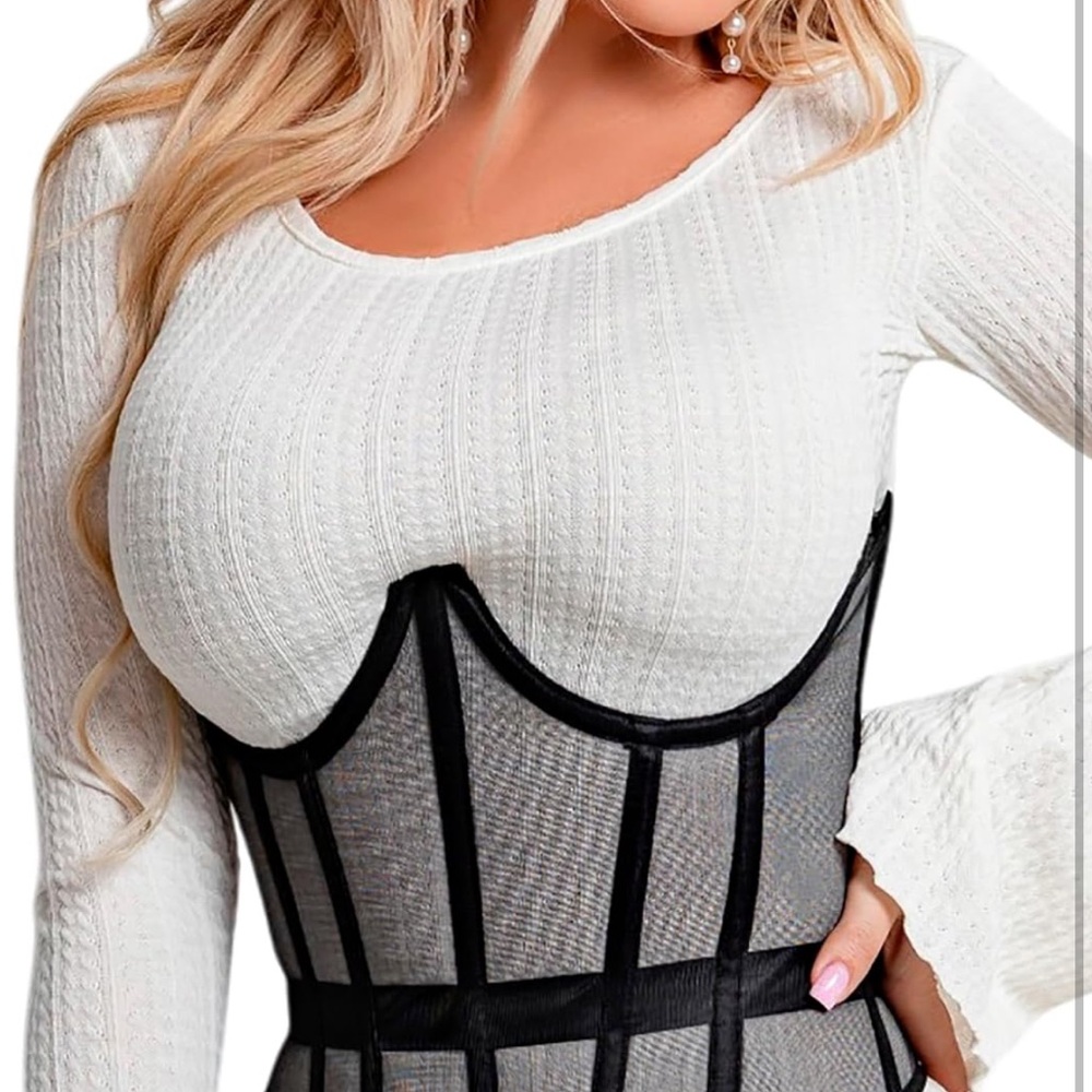 Elegant Black Women's corset